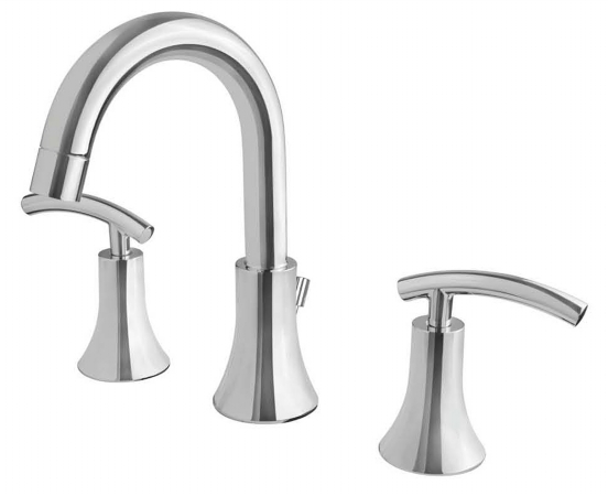 Uf55310 Chrome Contemporary Collection Lavatory Widespread Faucet