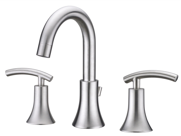 Uf55313 Brushed Nickel Contemporary Lavatory Widespread Faucet