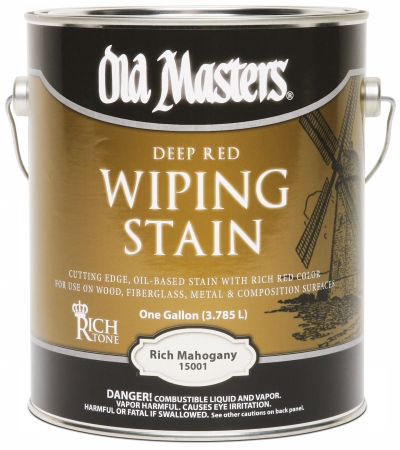 15001 1 Gallon Rich Mahogany Wiping Stain Pack Of 2