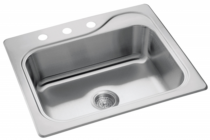 Sinks 11404-3-na 25 In. X 22 In. X 7 In. Stainless Steel Southhaven Kitchen Sink