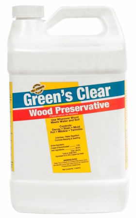 Cppr Gr Clr Gal 1 Gallon Green In.s Clear Wood Preservative Pack Of 4