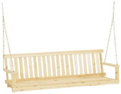 H-25 60 In. W X 22 In. D X 17.5 In. H Cypress Porch Swing