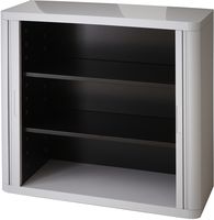 Ee000005 Easyoffice Storage Cabinet, 41'' Tall With Two Shelves, Grey