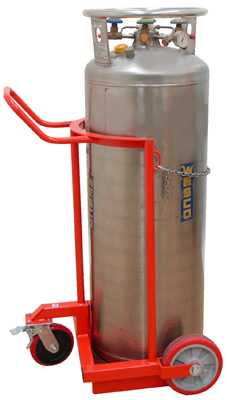 Wesco Industrial 210131 Cylinder Trk: 053040 Lqd Push Cart Orang