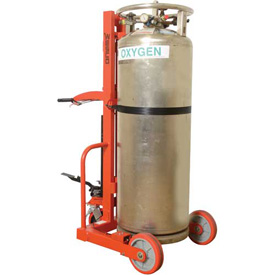 Wesco Industrial 240251 Hydraulic Liquid Cylinder Cart W/ Brakes