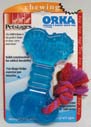 066455 Orka Bone Chew Dog Toy - Multi Colored