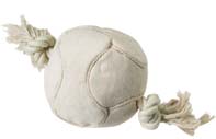 Ethical Dog 5507 All Natural Ball With Rope 9 Inch