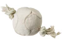 Ethical Dog 5508 All Natural Ball With Rope 11 Inch