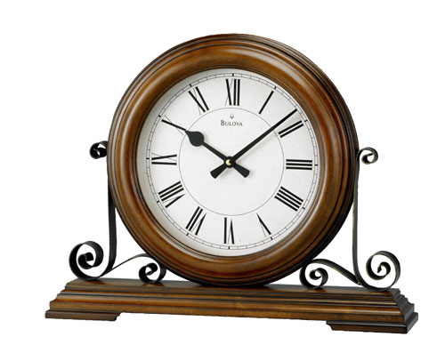 Bulova B1898 Evansdale Mantel Clock by Bulova