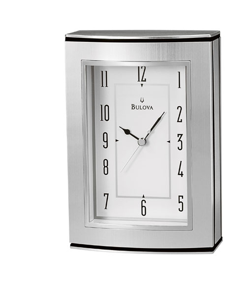 Bulova B2651 Genesis Tabletop Picture Frame Clock by Bulova
