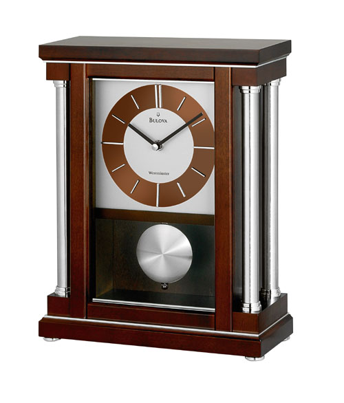 Buy Bulova B7655 Thayer Mantel Clock by Bulova now!