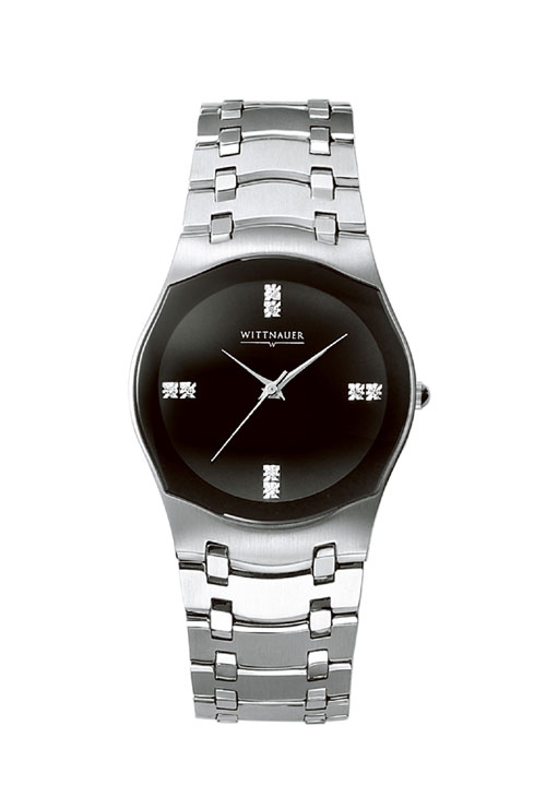 Wittnauer 10D02 Mens Montserrat Diamond Stainless Steel Watch