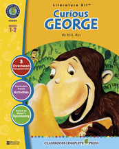 Classroom Complete Press CC2100 Curious George Literature Kit