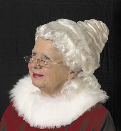 Halco 51 Mrs. Claus Wig Mrs. Santa Claus Costume
