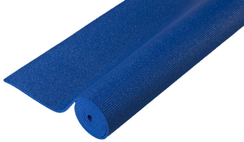 J Fit 80-8600-DBL Extra Thick Pilates Yoga Mat - Dark Blue