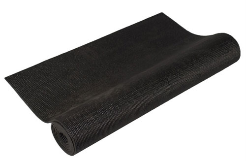 J Fit 80-8672-BLK Extra Thick 72inch Long Pilates Yoga Mat - Black