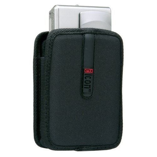 Icon PRLOZ-BLK Black Molded Point & Shoot-Compact Digital Camera Case