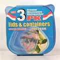 Bulk Savings 332800 Fresh Seal Plastic Storage Containers With Lids Case of 24