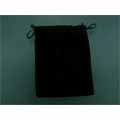 Bulk Savings 354977 Black Velvet Drawstring Pouch- Case of 48