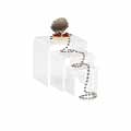 Bulk Savings 368560 Set Of 3 Molded Acrylic Risers- Pack of 4