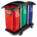 Bulk Savings 351372 Triple-Capacity Cleaning Cart For Recycling Bags