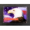 Bulk Savings 303253 Light-Up Patriotic Freedom Magnetic Pins- Case of 75