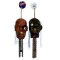 Bulk Savings 353032 Shaking Voodoo Heads With Chains- Pack of 6