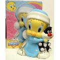 Looney Tunes 324447 Looney Tune s Tweety Hugs Cookie Jar- Pack of 4