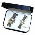 Bulk Savings 46387 Geneva His And Her Watch Set- Case of 60