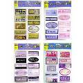 Bulk Savings 251886 10-Piece Jumbo Scrapbooking Stickers- Case of 120