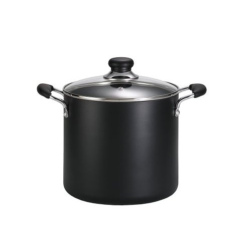 T-fal A9227964 Total-Non Stick 8-Quart Stock Pot BlackA9227964