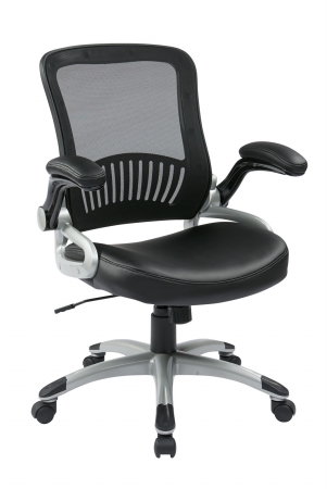 Avenue 6 Office Star EM35206-EC3 Screen Back and Eco Leather