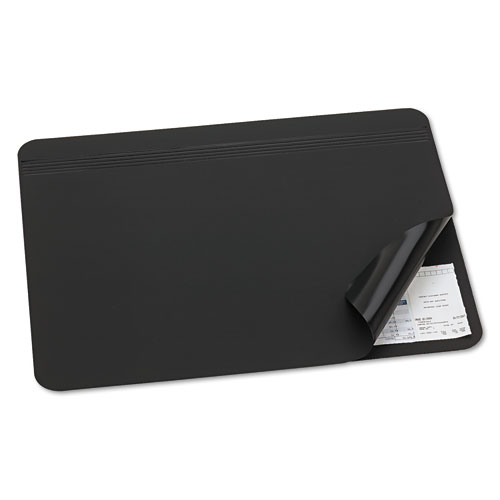 Llc 48041s Hide-away Pvc Desk Pad, 24 X 19, Black