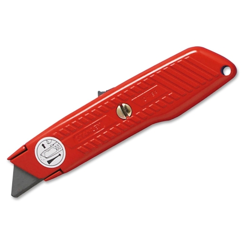 . 10189c Interlock Safety Utility Knife W/self-retracting Round Point Blade, Orange