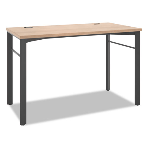 Mng48wkslw Manage Series Desk Table, 48w X 23-1/2d X 29-1/2h, Wheat