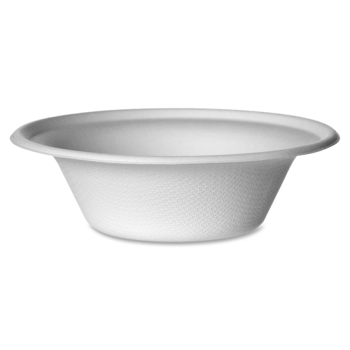 Eco-products, Inc. Epbl12pk Compostable Sugarcane Dinnerware, 12oz Bowl, Natural White, 50/pack