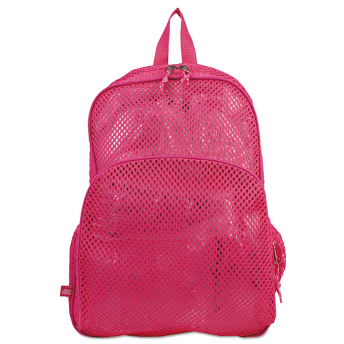 113960bjenr Mesh Backpack, 12 X 5 X 18, Pink