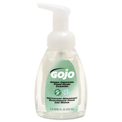 571506ea Green Certified Foam Soap, Fragrance-free, Clear, 7.5oz Pump Bottle