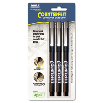 200045304 Counterfeit Currency Detector Pen, 3/pack