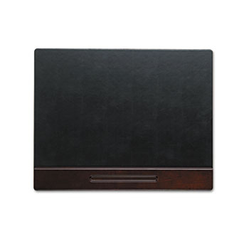 23390 Wood Tone Desk Pad, Mahogany, 24 X 19