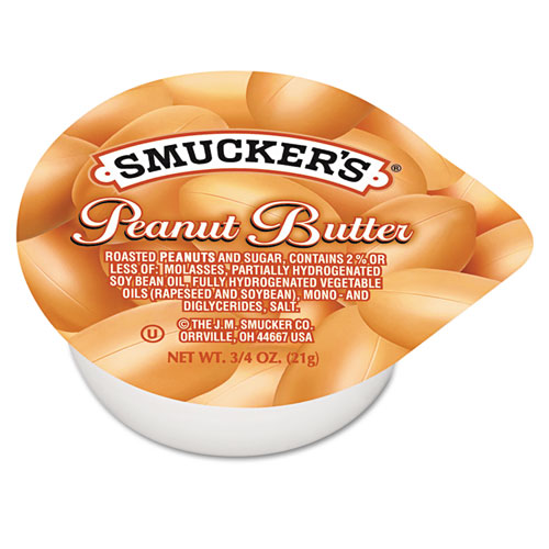 Smucker`s. 2282 Smucker`s Peanut Butter, Single Serving Packs, 3/4oz, 200/carton