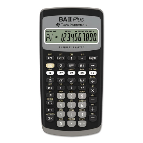 Texas Instrument Baiiplus Baiiplus Financial Calculator, 10-digit Lcd