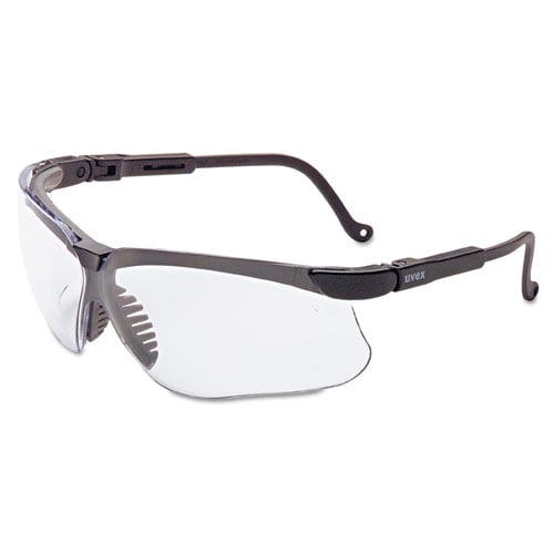 S3200x Genesis Safety Eyewear, Black Frame, Clear Lens