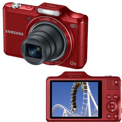 Samsung Camera EC-WB50FZBPRUS16.2mp Wb50f Smartdigitcam Red