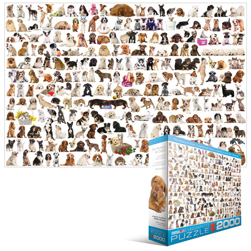 8220-0581 The World Of Dogs 2000-piece Puzzle