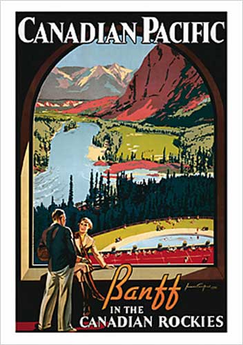 1010-6 Baniff In The Canadian Rockies James Crockart Poster