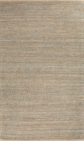 Rug115489 Naturals Solid Pattern Jute/ Rayon Taupe/gray Area Rug ( 2.6x4 )