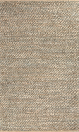 Rug114211 Naturals Solid Pattern Jute/ Rayon Taupe/gray Area Rug ( 5x8 )