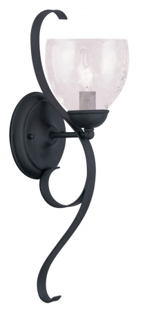 Livex 4808-04 1 Light Wall Sconce In Black