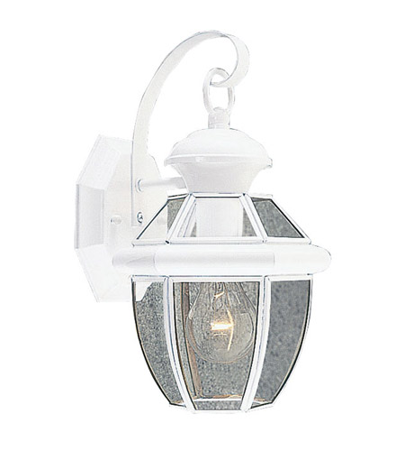 2051-02 Monterey 1 Light Outdoor Wall Lantern In Antique Brass